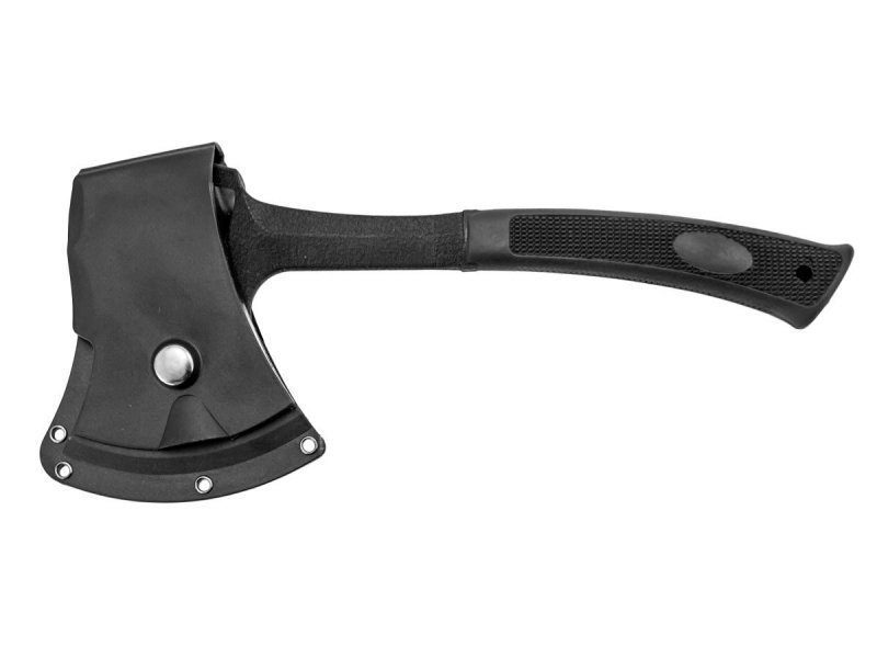 Toporek Joker Jkr165 - Stal nierdzewna, gumowana rękojeść, z pokrowcem na pas, do outdooru - 280 mm - Joker