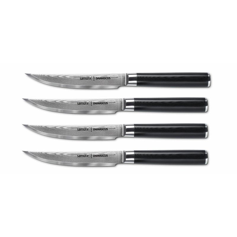 Samura damascus zestaw 4 noży do steków