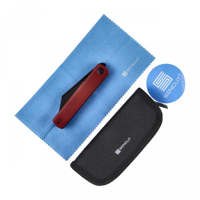 Nóż składany Sencut Bronte SA08D burgundy