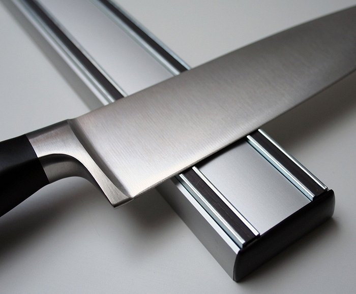 Listwa Bisichef 50cm, aluminium, na 9 noży, mocny magnes