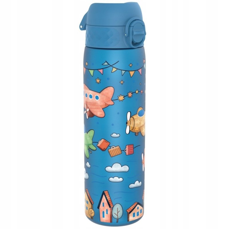 Butelka Ion8 Airplanes 500ml, ekologiczna, Recyclon, z ustnikiem