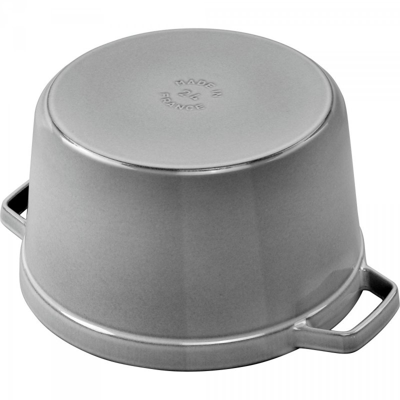 Garnek żeliwny Okrągły Wysoki 4.8l Grafitowy La Cocotte Staub