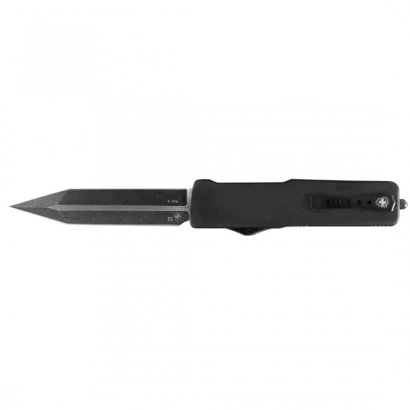 Nóż Templar Knife Large Aluminium Black Rubber Dagger Black