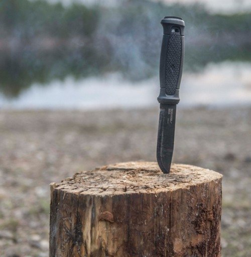 Nóż Mora Garberg Black - Skórzana Pochwa