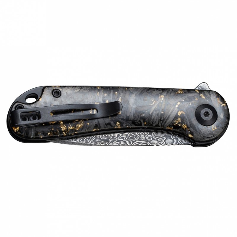 Nóż składany Civivi Elementum C907C-DS1 shredded carbon fiber / golden  black