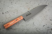Nóż Masahiro Sankei Chef 18 cm brązowy MBS-26 lekki