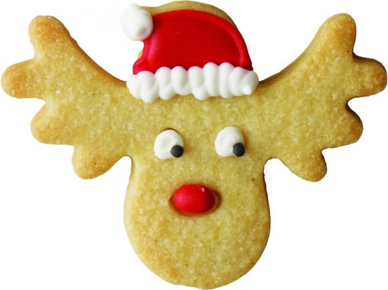 Foremka do wykrawania ciastek WESOŁY RENIFER Birkmann