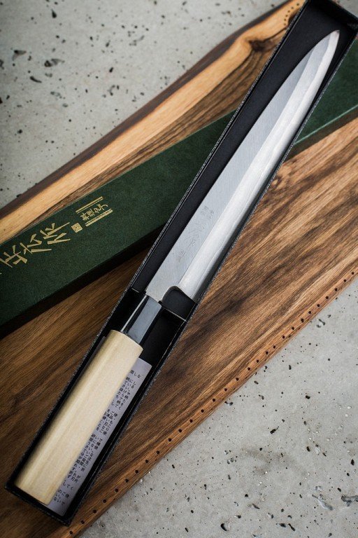 Nóż Masahiro MSC Santoku 17 cm lekki MBS-26 HRC 58-59