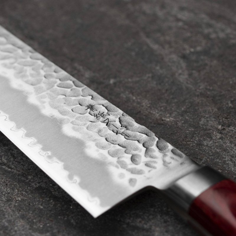 Tsunehisa Aogami Super/SS Migaki Red Nóż Szefa kuchni 21 cm