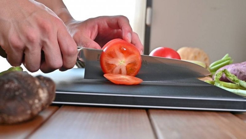 HASEGAWA FPEL18-4626 kompozytowa deska do krojenia 46x26 cm czarna