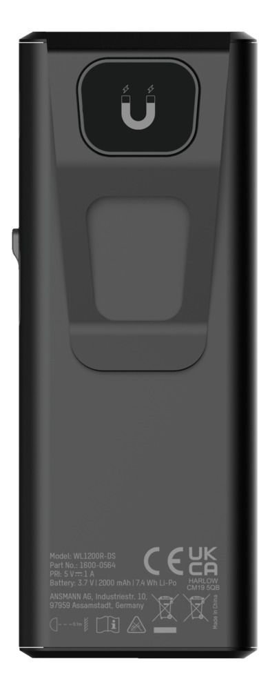 Lampa warsztatowa Ansmann WL1200R,1200lm, aku