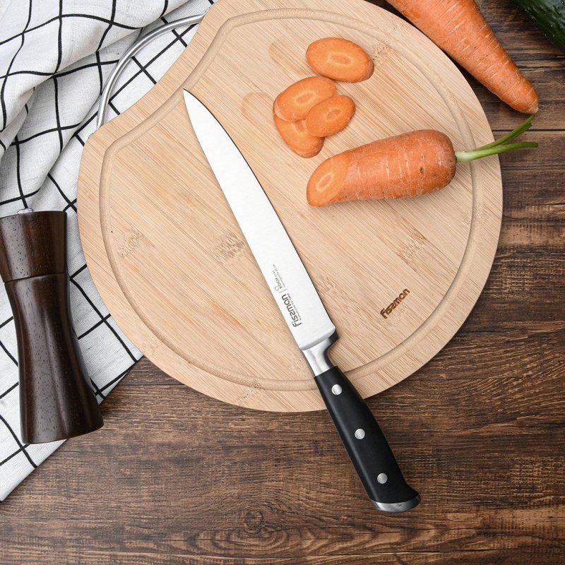 Nóż kuchenny Fissman Koch Slicer 20cm - stal, precyzyjny