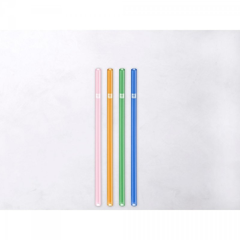 Zestaw 4 Słomek Prostych Kolorowe Sorrento Zwilling