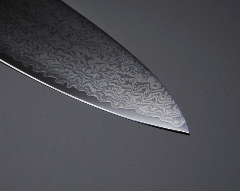 Nóż kuchenny Suncraft SENZO TWISTED OCTAGON Santoku small 143 mm
