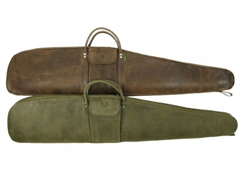 Pokrowiec skórzany na broń FSL1D - 127x28x6 cm zielony