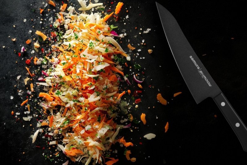 Nóż kuchenny Samura Shadow Gyuto 20,8cm, stal AUS-8, powłoka Fuso