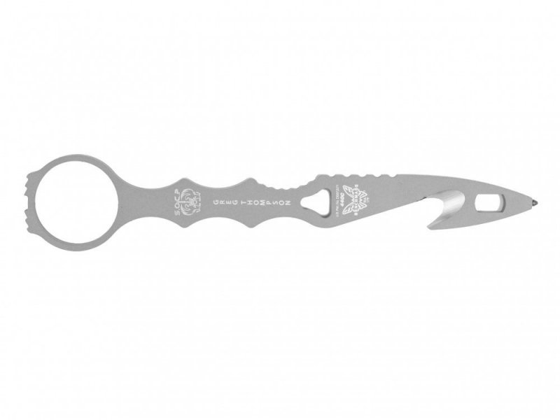Nóż Benchmade 179GRY SOCP Hook - Hak ratowniczy, wybijak do szyb, klucz do butli tlenowych, stal 440C - 171 mm - Benchmade