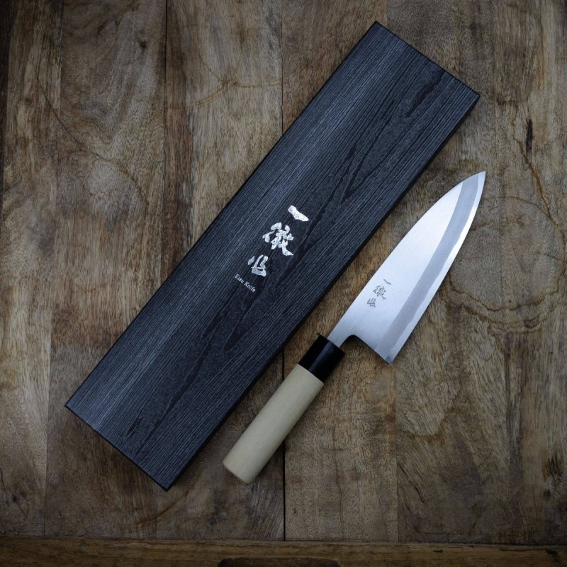 Ittetsu Forge Shirogami#2 Nóż Deba 18 cm