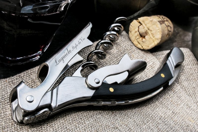 Korkociąg Luxury Line Laguiole Heban Eleganckie pudełko 