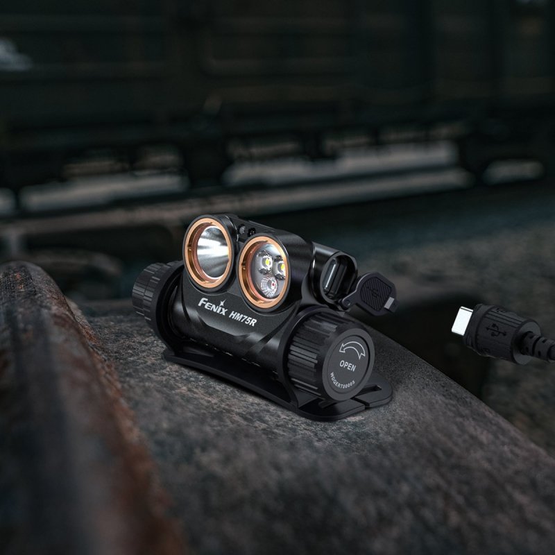 Latarka czołowa Fenix HM75R SE bez dodatkowego zasobnika