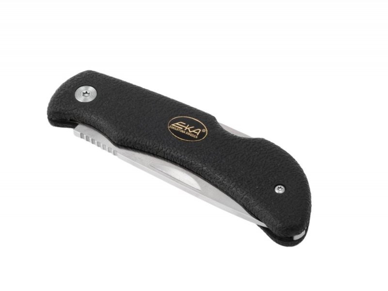 Nóż Eka Swede 8 - Składany nóż turystyczny i myśliwski, stal nierdzewna Sandvik, blokada Back Lock - 185 mm - Eka