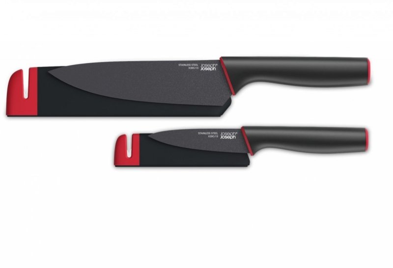 Joseph Joseph  Zestaw 2-óch noży z ostrzałką Slice&amp;Sharpen