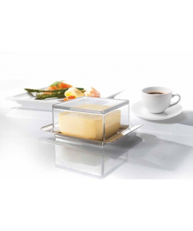 BRUNCH Pojemnik na Masło 125 g Stal i Plastik