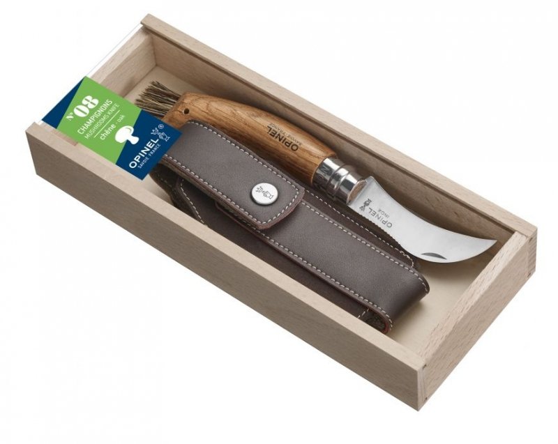 Nóż Opinel Grzybiarz Dąb no 8 z etui 