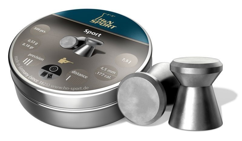 Śrut H&amp;N Sport Glatt 4,5 mm 500 szt.