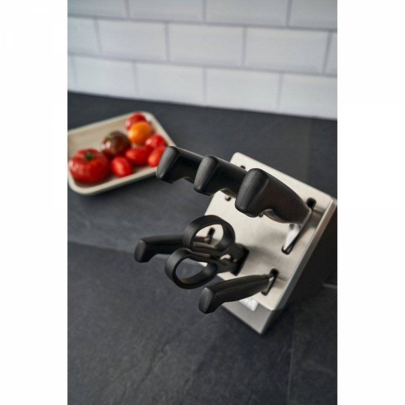 Zestaw 5 Noży W Bloku Samoostrzącym Szary Four Star Zwilling