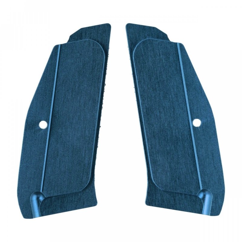 Długie okładziny Toni System do pistoletów CZ niebieskie