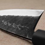 Tojiro Black Hammered Shirogami#2 Nóż Deba 15 cm