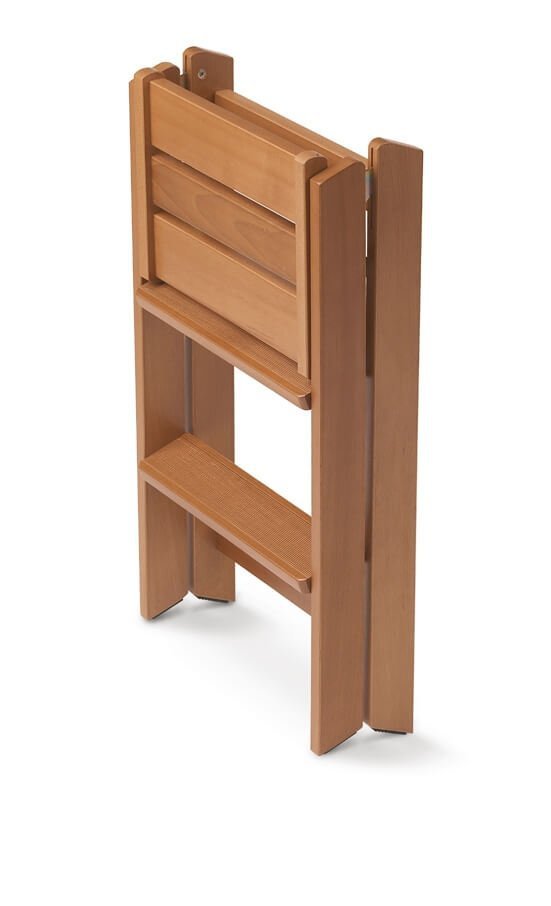 ARREDAMENTI OSIMO Drewniana Drabinka - 67 X 61 Cm, Brązowy Osimo