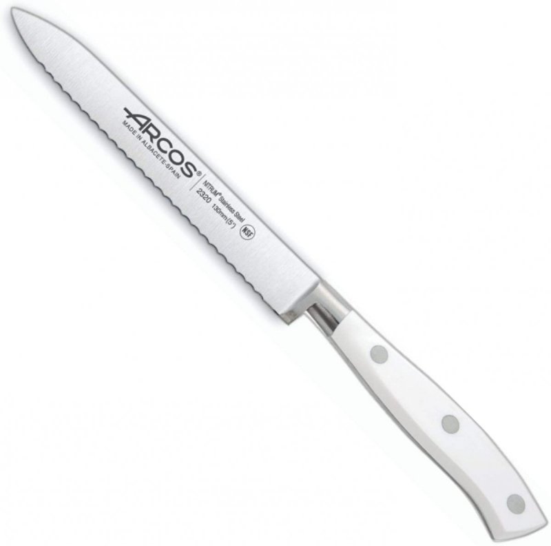 Arcos Nóż do Pomidorów Riviera White 13 cm NITRUM