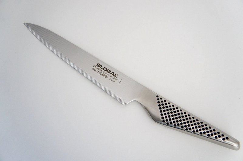 Nóż Uniwersalny Ząbkowany Global GS-13 - 15 cm, Stal Cromova 18