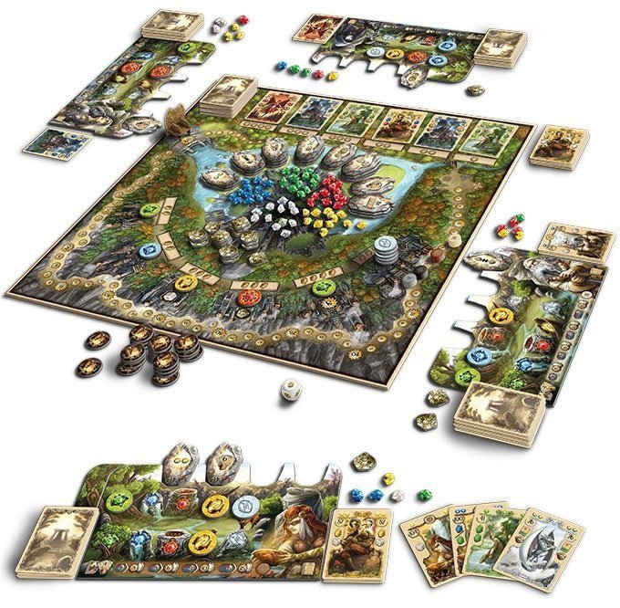 Gra Rune Stones Strategiczna 2-4 Graczy 60 min Druids