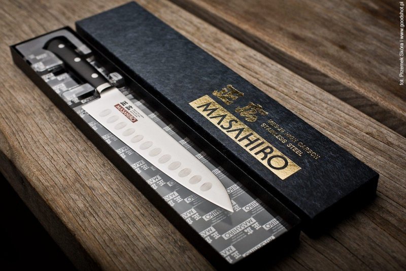 Nóż Masahiro MV-H Slicer 24 cm POM MBS-26 do plastrowania