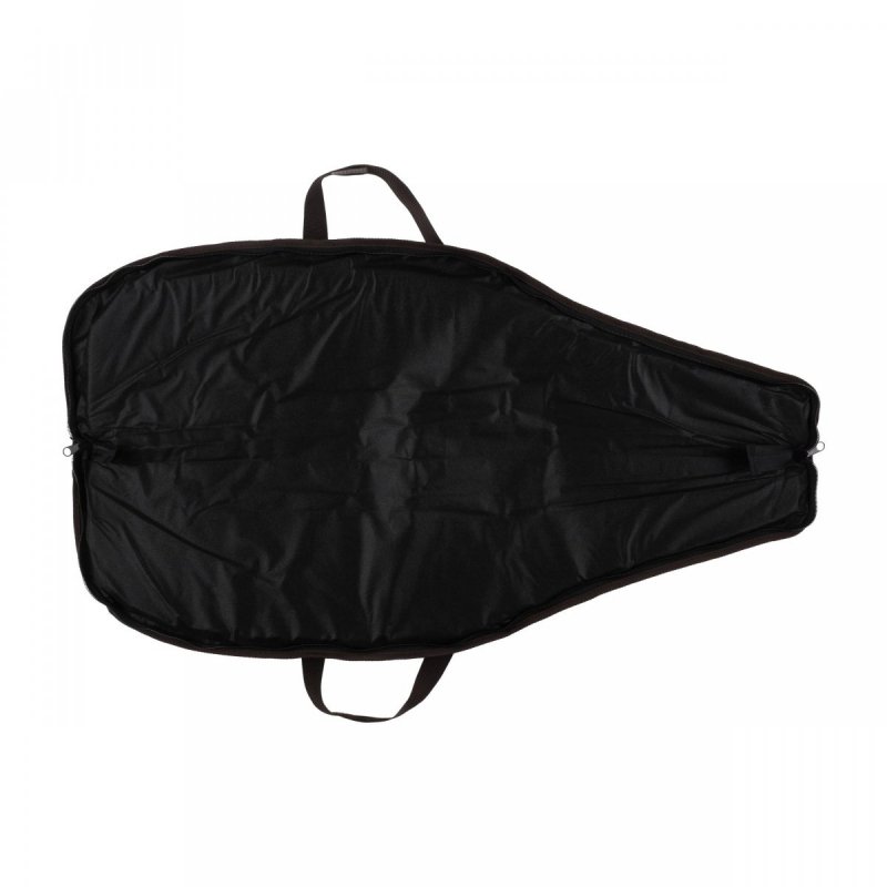 Pokrowiec Forsport na broń LPZKAM K02 1,12m, kamuflaż leśny/zamsz brązowy haft jeleń ryczy w trawie