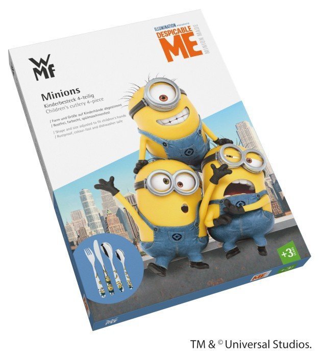 WMF - Zestaw sztućców dla dzieci 4 el., Minionki