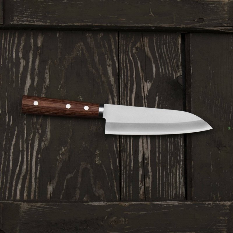 Kanetsune 2000 Shiro/ss Santoku 16,5cm