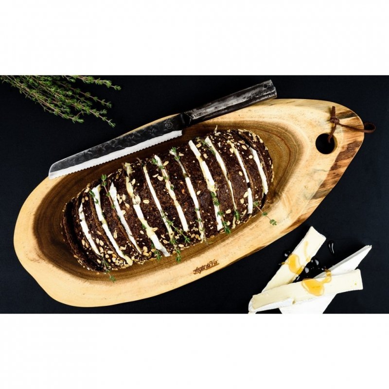 Nóż Kuchenny Do Chleba Pieczywa Duży z Ząbkami BRUTE 20,5 cm Stal Japońska