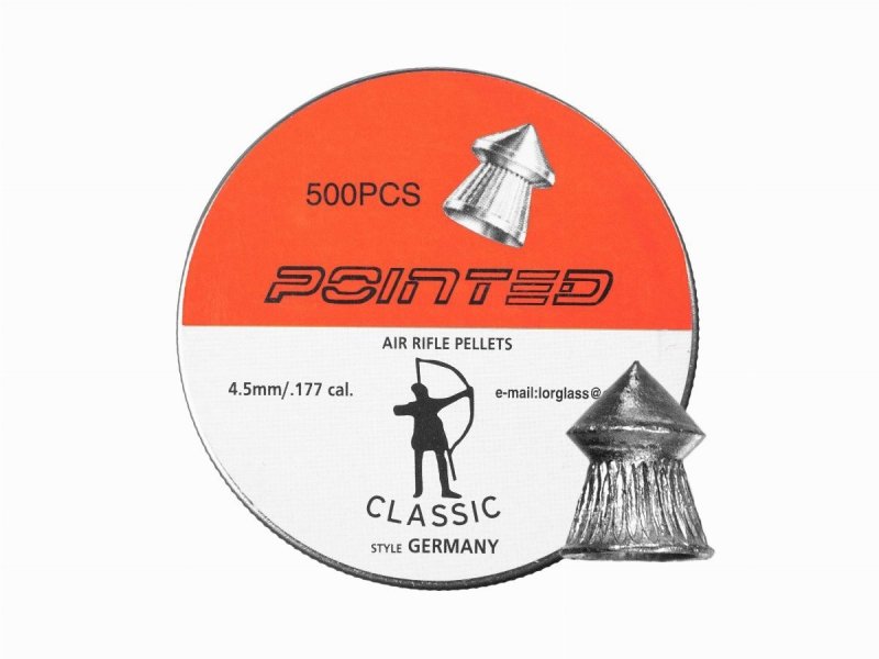 Śrut diabolo Classic Pointed Boxer 4,5 mm 500 szt. molet