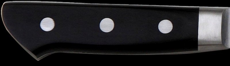 Nóż Masahiro BWH Santoku 17 cm black pakkawood MBS-26