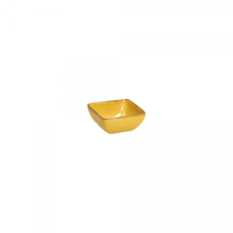 Zestaw 6 Kwadratowych Miseczek 8 Cm Concerto Ocra Rose&Tulipani