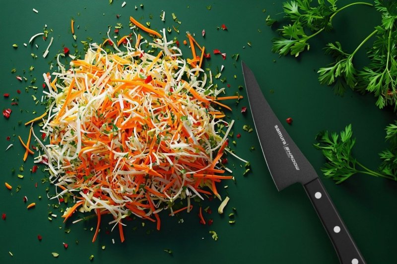 Nóż szefa kuchni Samura Harakiri 16,6cm, stal AUS-8, ergonomiczny