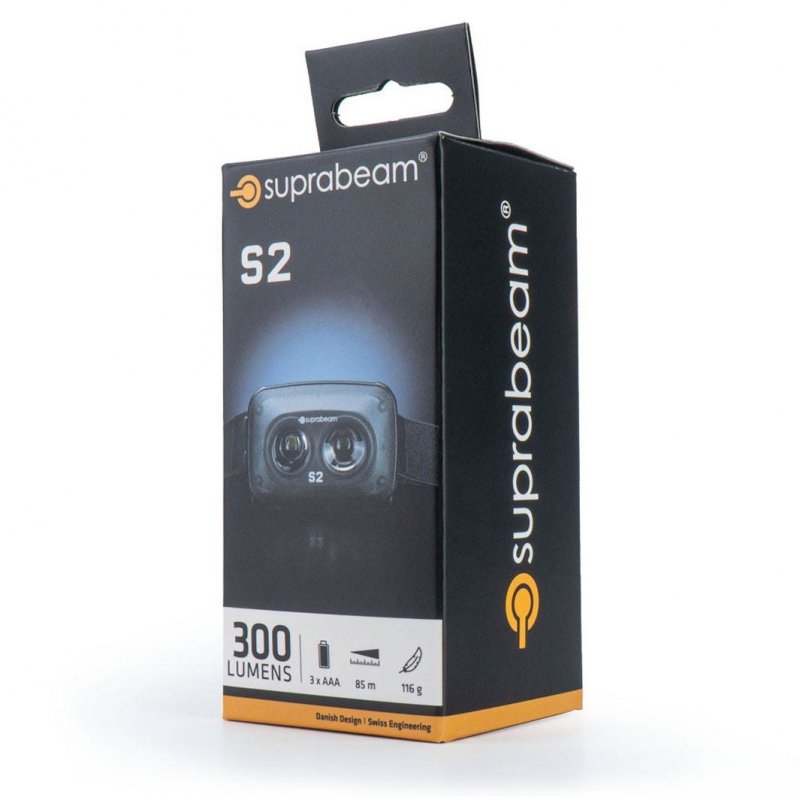 Latarka czołowa Suprabeam S2 300lm, 3x AAA