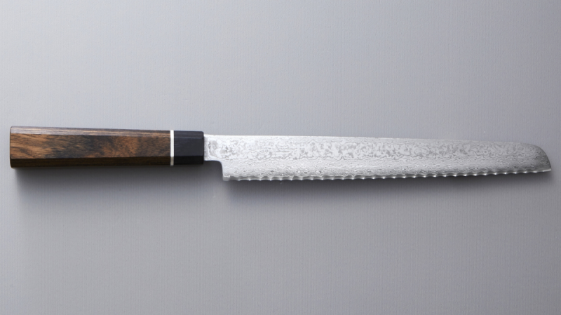 Nóż kuchenny Suncraft SENZO BLACK Bread 220 mm