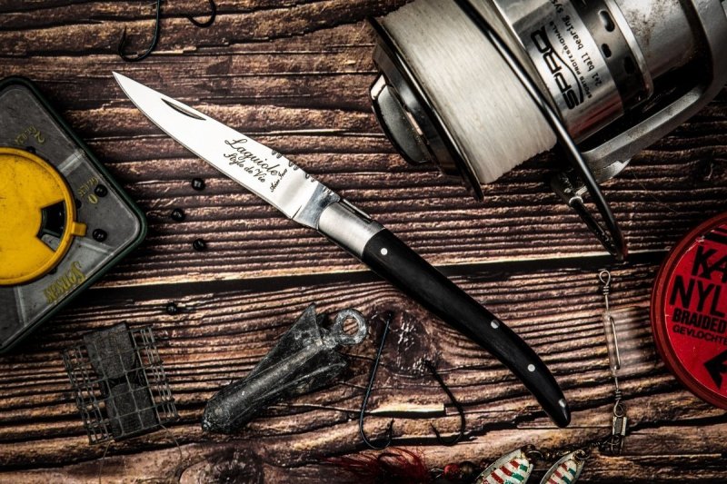 Nóż kieszonkowy Laguiole Luxury Line Black 9 cm