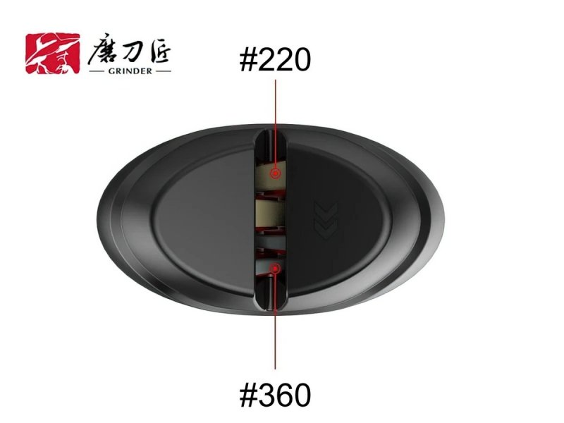 Ręczna ceramiczna Ostrzałka Taidea 220/360 Tg2001 do Noży Kuchennych, Wielo