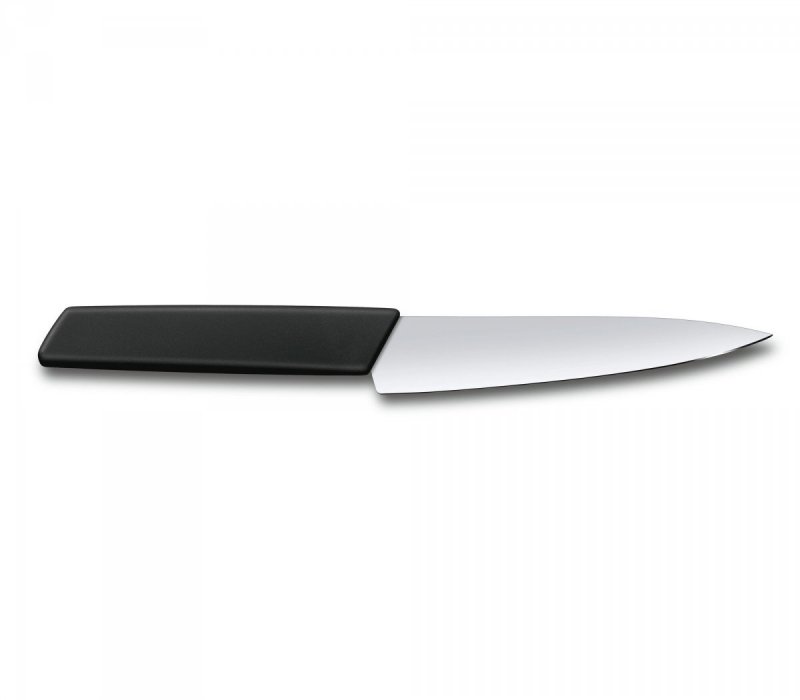 Nóż uniwersalny Swiss Modern, 15 cm, czarny Victorinox 6.9013.15B